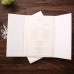 White Wedding Invitation Card With Hard Cover Beautiful Invitation Card With Envelope